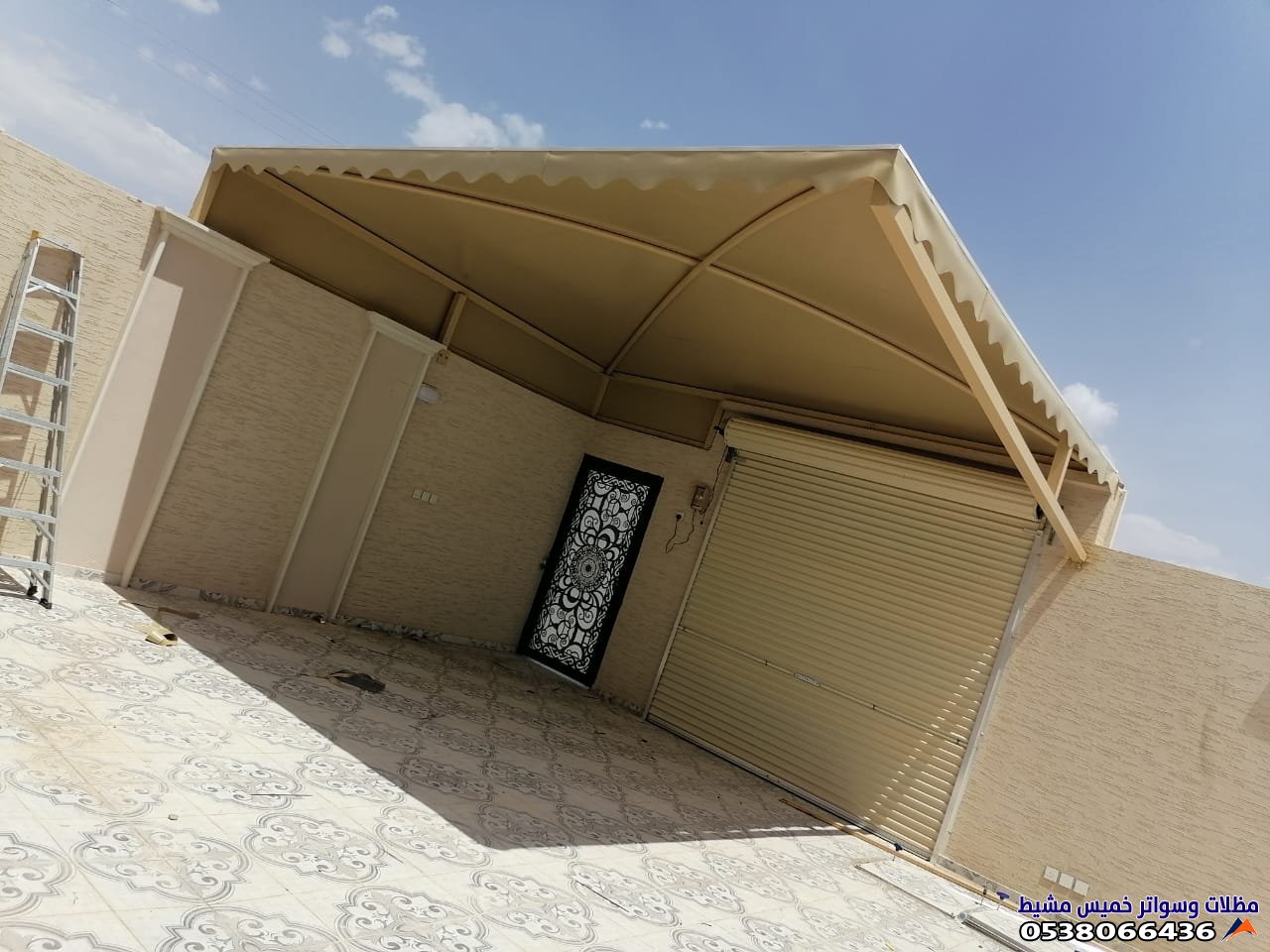 تركيب مظلات تنومه والمجادرة الجنوب