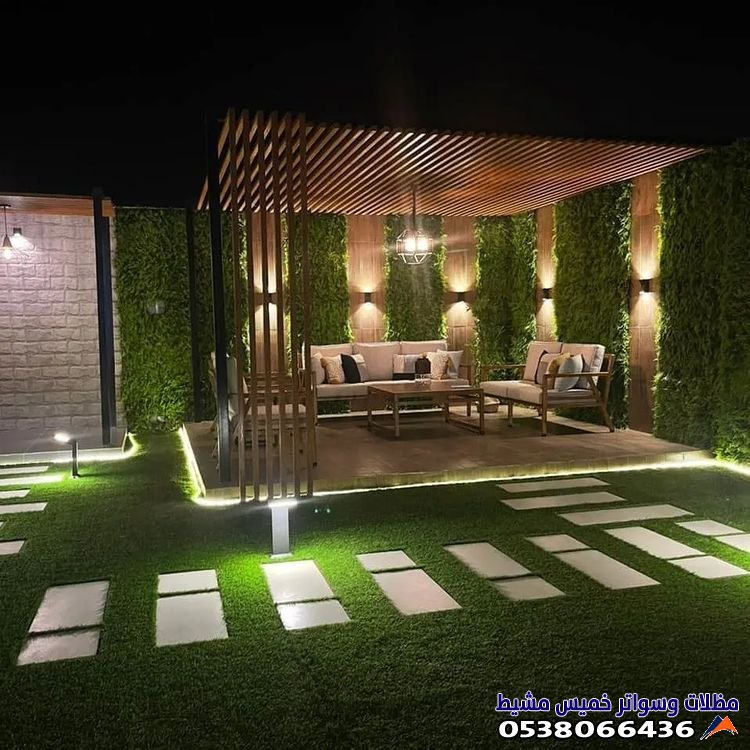 مظلات حدائق خميس مشيط