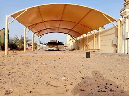 تركيب مظلات وسواتر وادي بن هشبل 