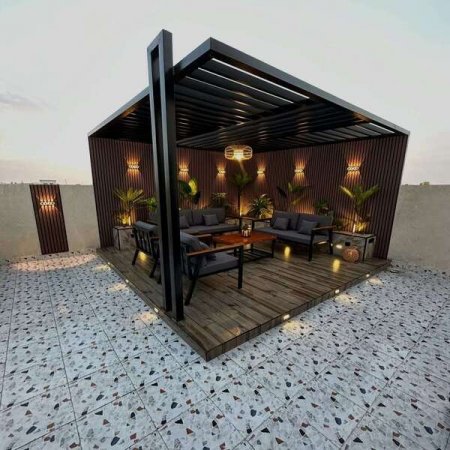 مظلة على السطح في خميس مشيط وأبها