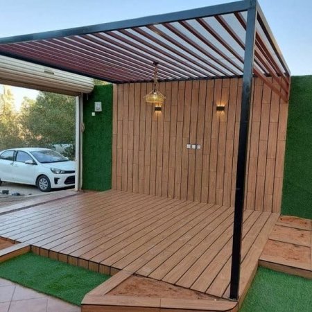 جلسات حدائق خارجية ومظلات للحدائق: تصاميم 2026